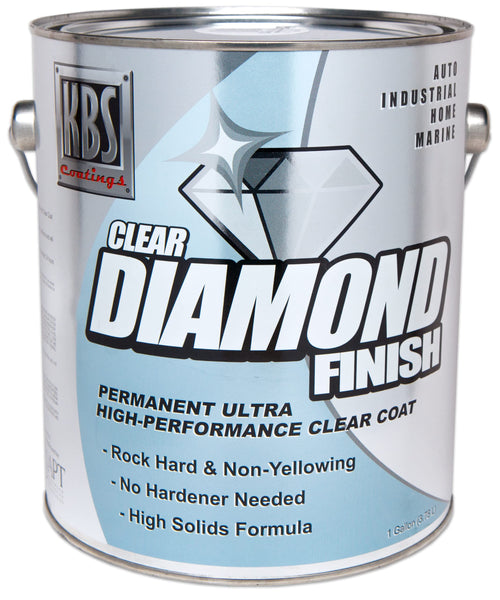KBS Coatings 8304 DiamondFinish Watercolor Clear Coat - 1 Pint, Coats up to 50 sq ft