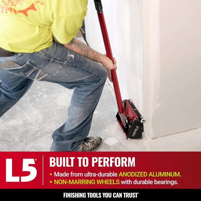 LEVEL5  4-764 7-Inch Flat Box, Pro-Grade, Quick Clean, Drywall Sheetrock Gyprock Wallboard Finishing