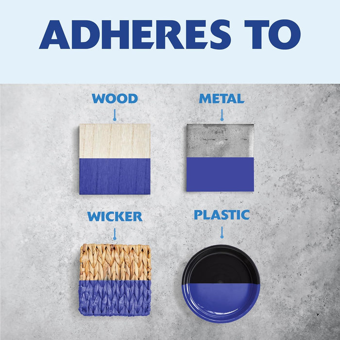 Rust-Oleum 355057 Painter's Touch 2X Ultra Cover Spray Paint, 12 oz, High Gloss Macaw Blue (Pack of 6)