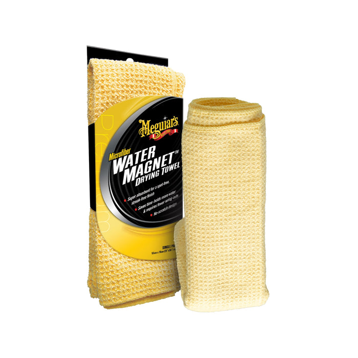 Meguiar's Water Magnet Microfiber Drying Towel, Premium Car Wash Microfiber Towel That�s Super Plush, Water Absorbent & Scratch-Free Big Microfiber Towels for Cars, 1 Pack