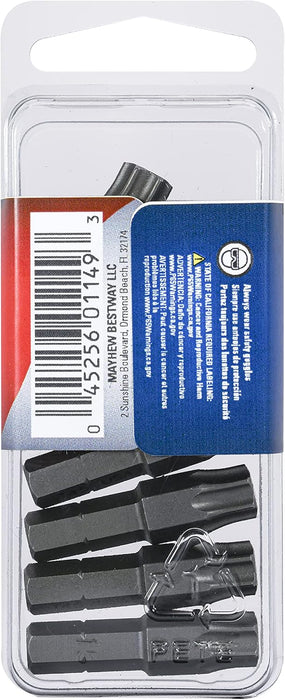 Mayhew Tools 18801-5 USA Torx Insert Bit, T45 x 1" (Pack of 5)