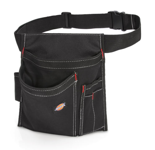 Dickies 57080 5-Pocket Single Side Tool Belt Pouch/Work Apron, Durable Canvas Construction, Adjustable Belt for Custom Fit