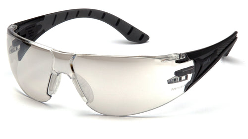 Pyramex SBG9680S Endeavor Plus Safety Glass Black/Gray Frame With Foam Padding Clear H2MAX Anti-fog Lens Standard