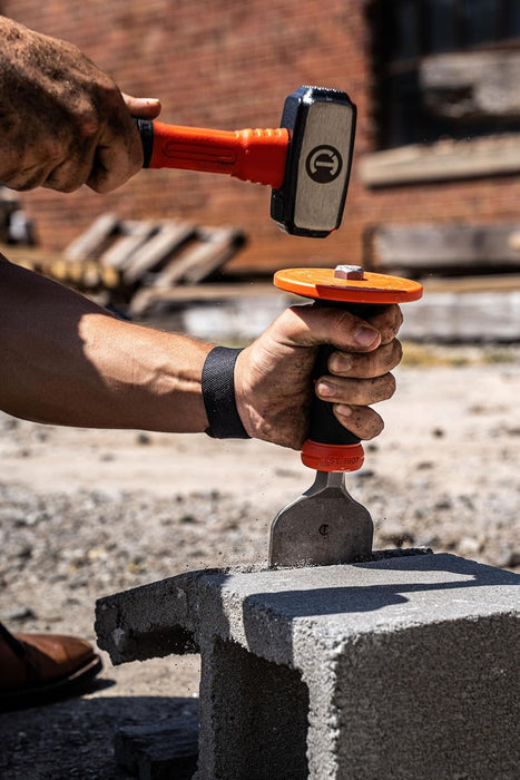 Crescent CBCH30H 3" x 8-1/2" Brick Chisel with Handguard