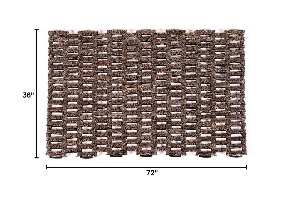 Durable Corporation 400S3672 Dura-Rug Entrance Mat, Earthtone, 36" x 72"