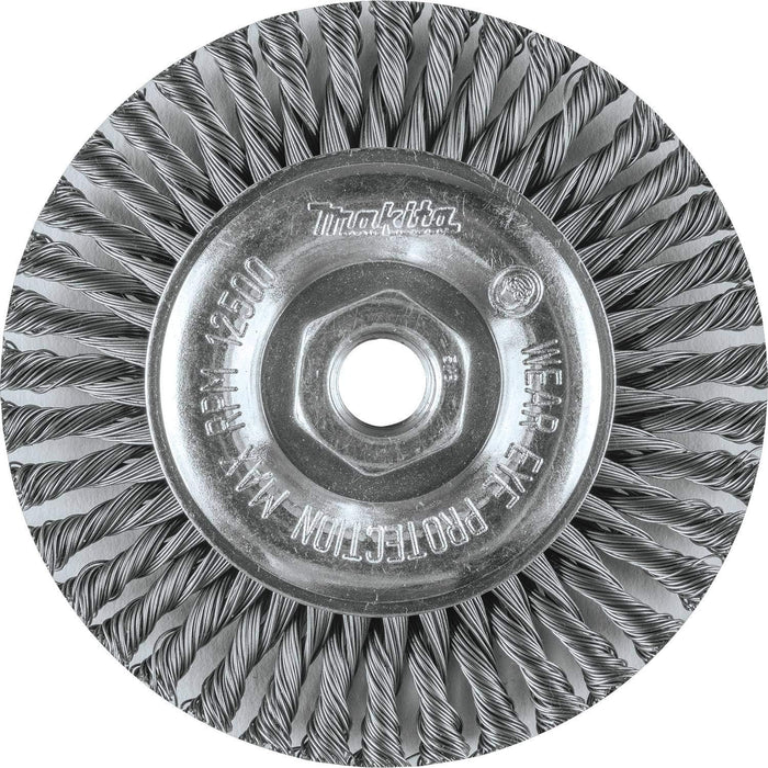 Makita (A-98522) 5" Stringer Bead Twist Wire Wheel, 5/8"-11