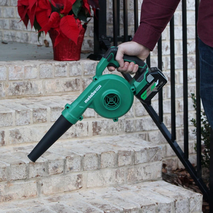 Metabo HPT RB18DCQ4 18V MultiVolt Cordless Compact Blower, Powerful 124 CFM Air Volume, Maximum Air Velocity 213 MPH, Lightweight Design, Variable Speed Trigger, Lock-On Switch, Tool Body Only