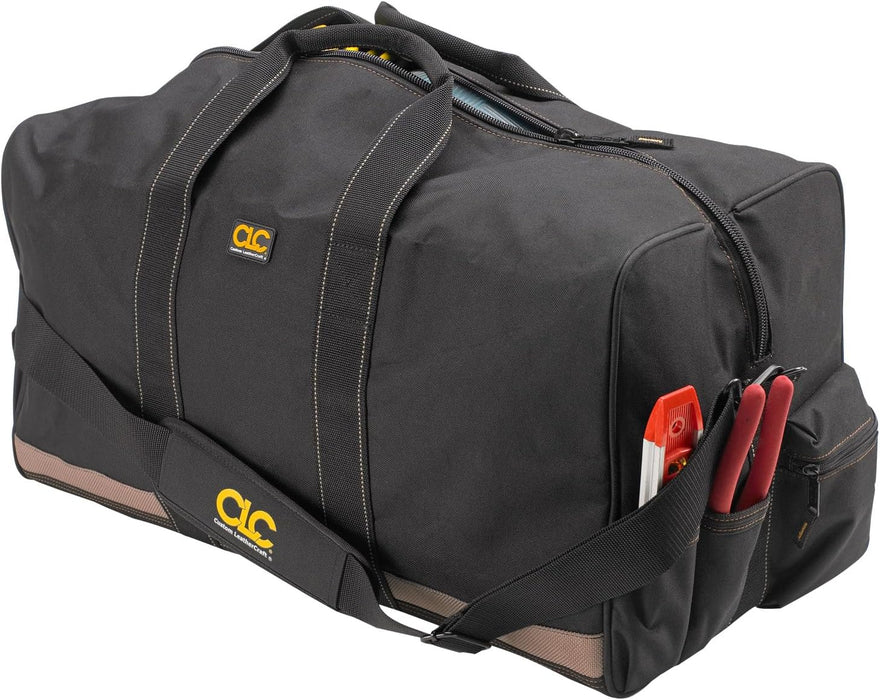 CLC Custom Leathercraft 1111 24 in. All Purpose Construction Gear Bag with 7 Outside Pockets