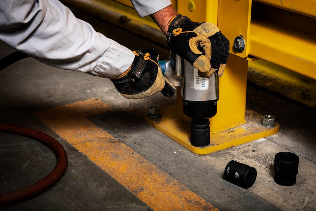 GEARWRENCH (84034) 8 Piece 3/4" Drive 6 Point SAE Impact Socket Set, 1" to 1-1/2"