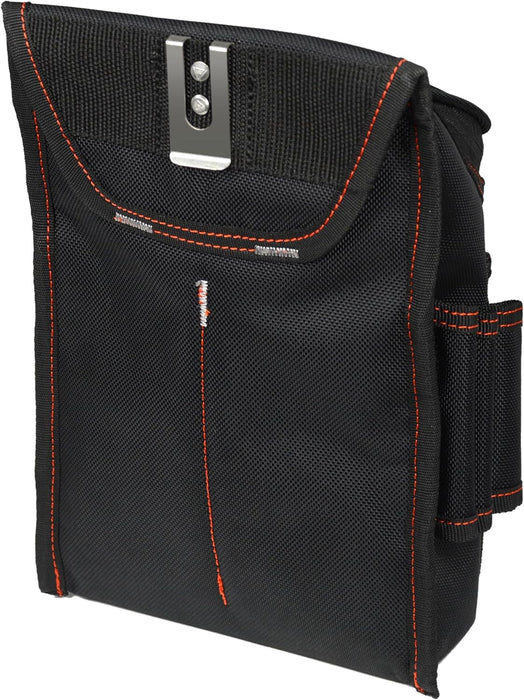 Hultafors Work Gear HT5124 Medium Ziptop Utility Pouch, Heavy Duty Ballistic Polyester, Double-Pull Zipper, Large Front Panel Pocket