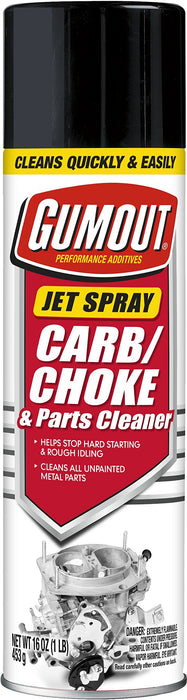 Gumout 800002230 Carb and Choke Cleaner Jet Spray, 16 oz. (Pack of 12)