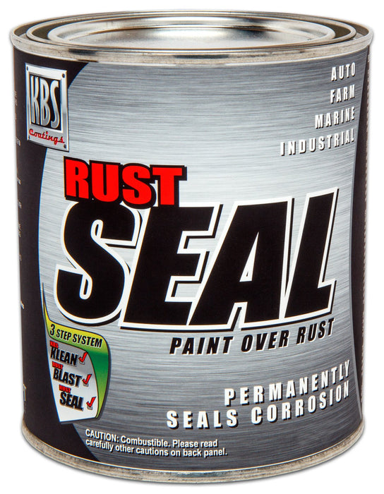 KBS Coatings | ‎4401 | KBS Coatings 4401 Gloss Black RustSeal - 1 Quart, Covers 50 sq ft, Proven Rust Prevention