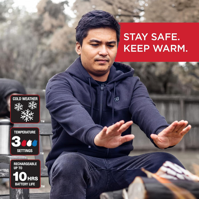 Radians (RHG-H300G-XL) Men's Standard Heated Apparel - Jackets, Gray, X-Large