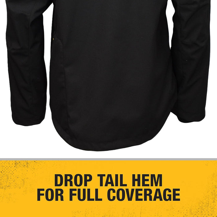 DEWALT Men's Structured Soft-Shell Heated Jacket, Large, Black - DCHJ090BD1