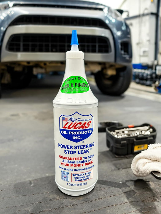Lucas Oil 10011 Power Steering Stop Leak, 1 Quart (Pack of 12)