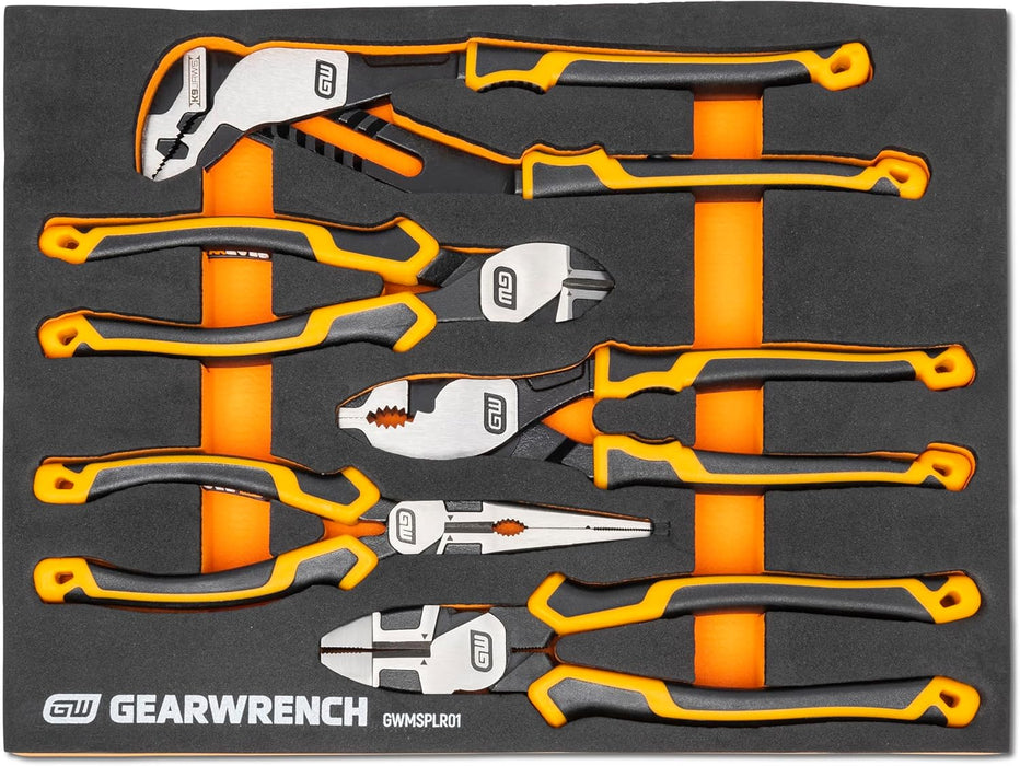 GEARWRENCH MEGAMOD194 194 Piece MEGAMOD Mechanics Tool Set in Modular Foam Trays with Storage Unit