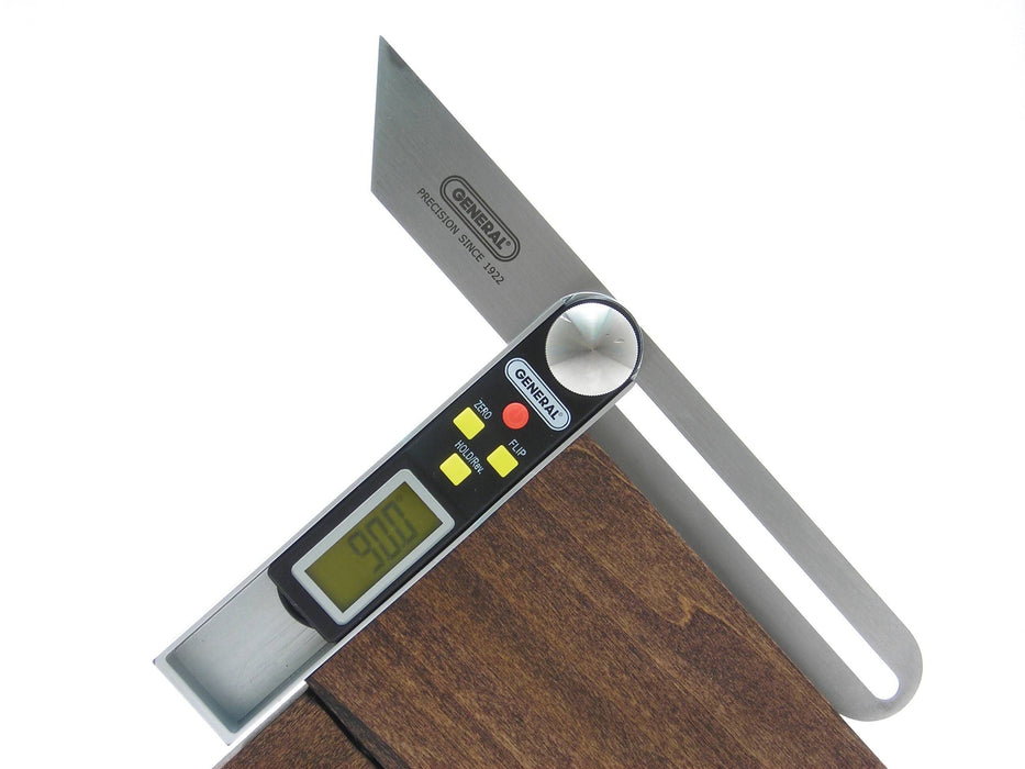 General Tools 8 In. ANGLE-IZER Digital Sliding T-Bevel & Protractor in One