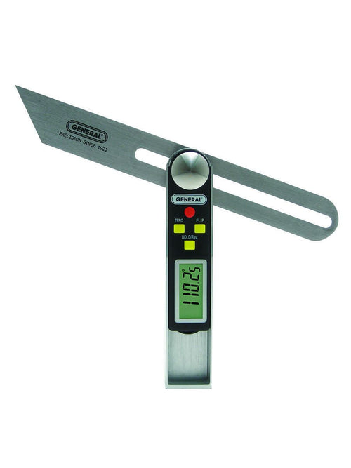 General Tools 8 In. ANGLE-IZER Digital Sliding T-Bevel & Protractor in One