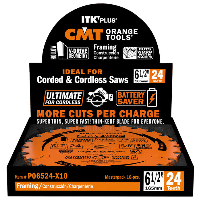 CMT Orange Tools P06524 ITK PLUS V-Drive Blade