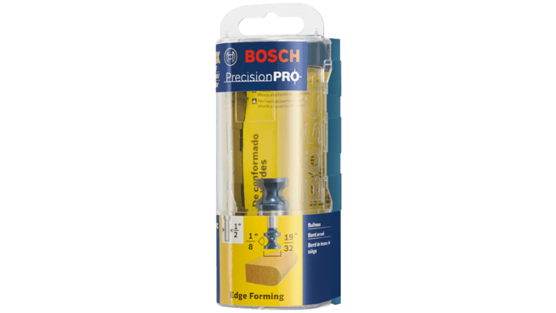 Bosch (84432MC) 19/32 In. x 1/2 In. Carbide-Tipped Bullnose Router Bit