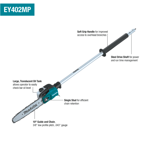 Makita (EY402MP) 10" Pole Saw Couple Shaft Attachment