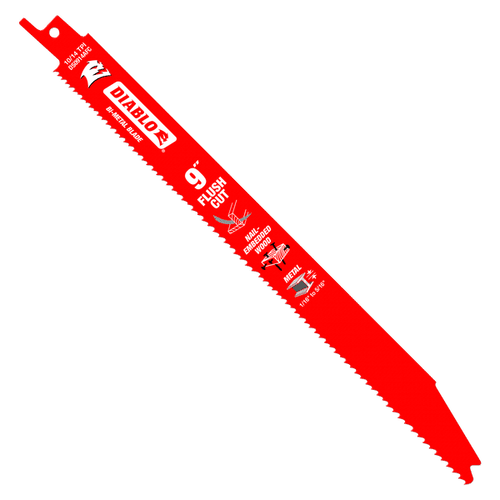 Diablo DS0914AFC5 9" Flush Cut Recip Blades, 10/14 TPI (Pack of 5)