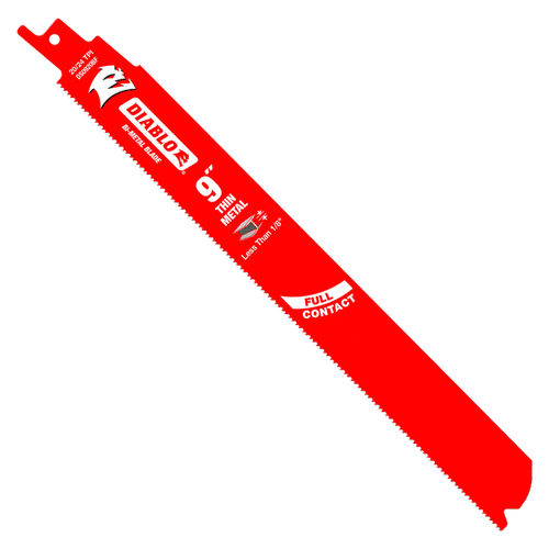 Diablo DS0920BF5 9" Bi-Metal Recip Blade for Thin Metal, 20/24 TPI (Pack of 5)