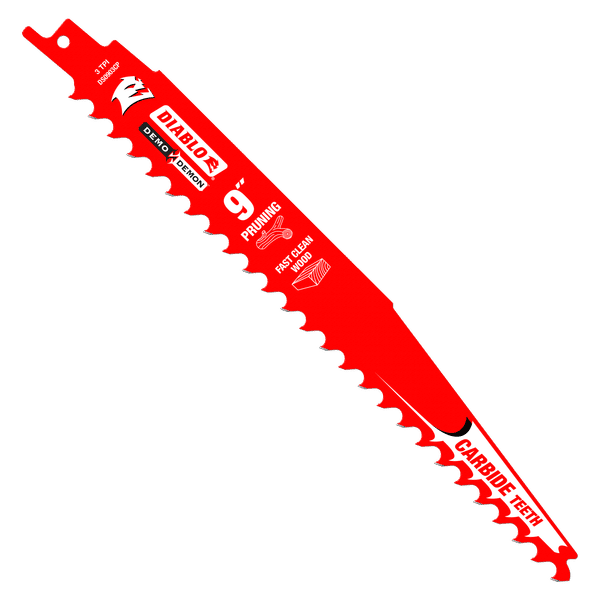 Diablo DS0903CP10 9" Carbide-Tip Pruning and Clean Wood Blade, 3 TPI (Pack of 10)