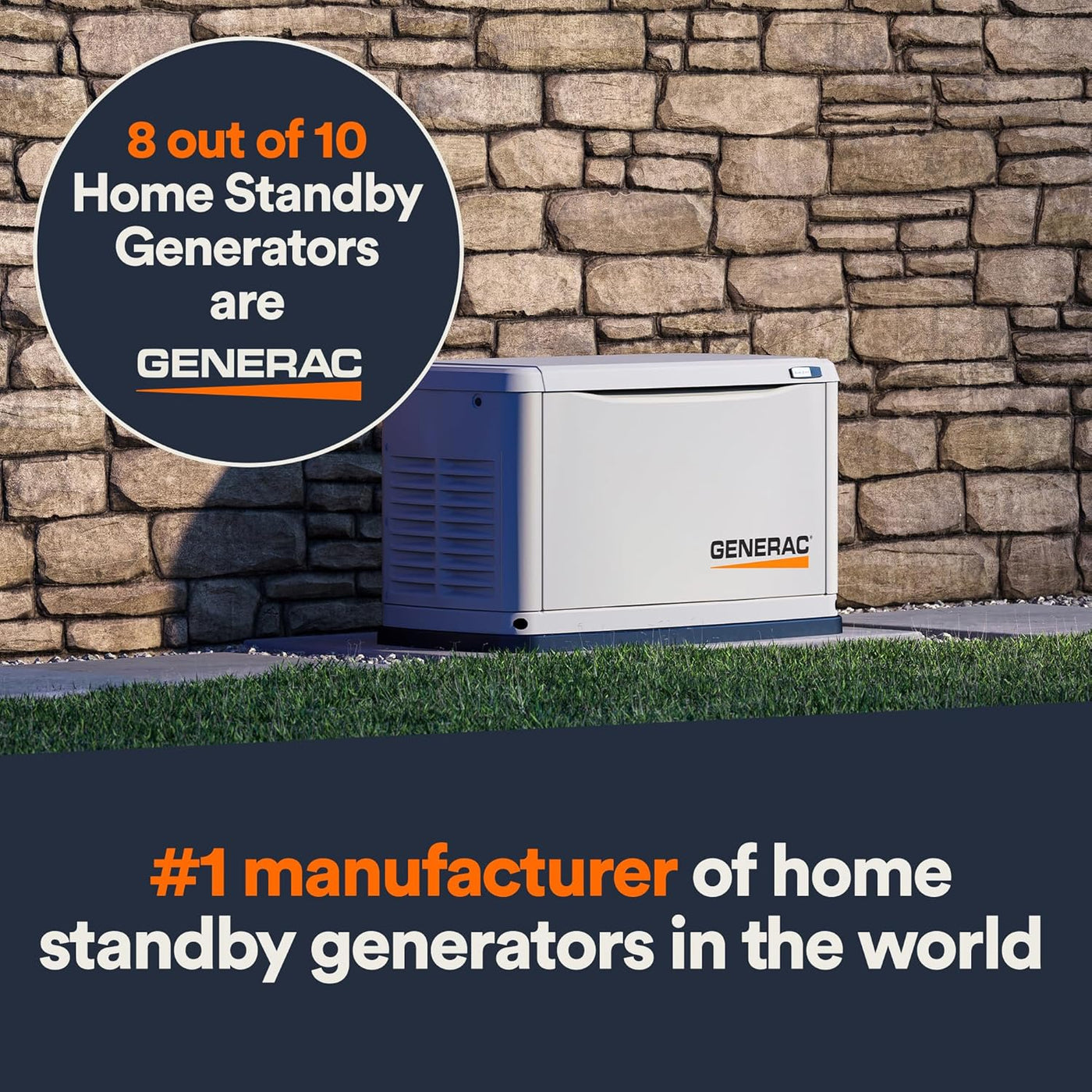 Generac 7209 Guardian 24kW Home Standby Generator – Aluminum Enclosure ...