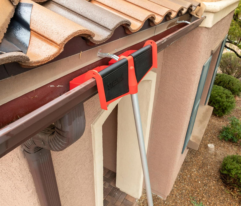 Steelman 61311 Gutter Guard and Ladder Stabilizer, Protect Gutters from Scratches and Dents, Improve Roof Access Safety