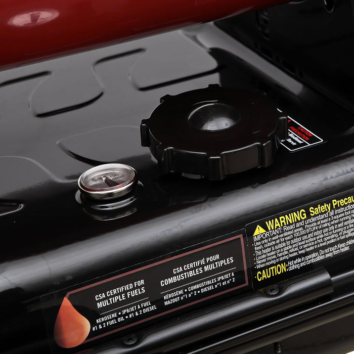 Protemp PT-220T-SDR 220,000 BTU Kerosene/Diesel Forced Air Heater With Thermostat