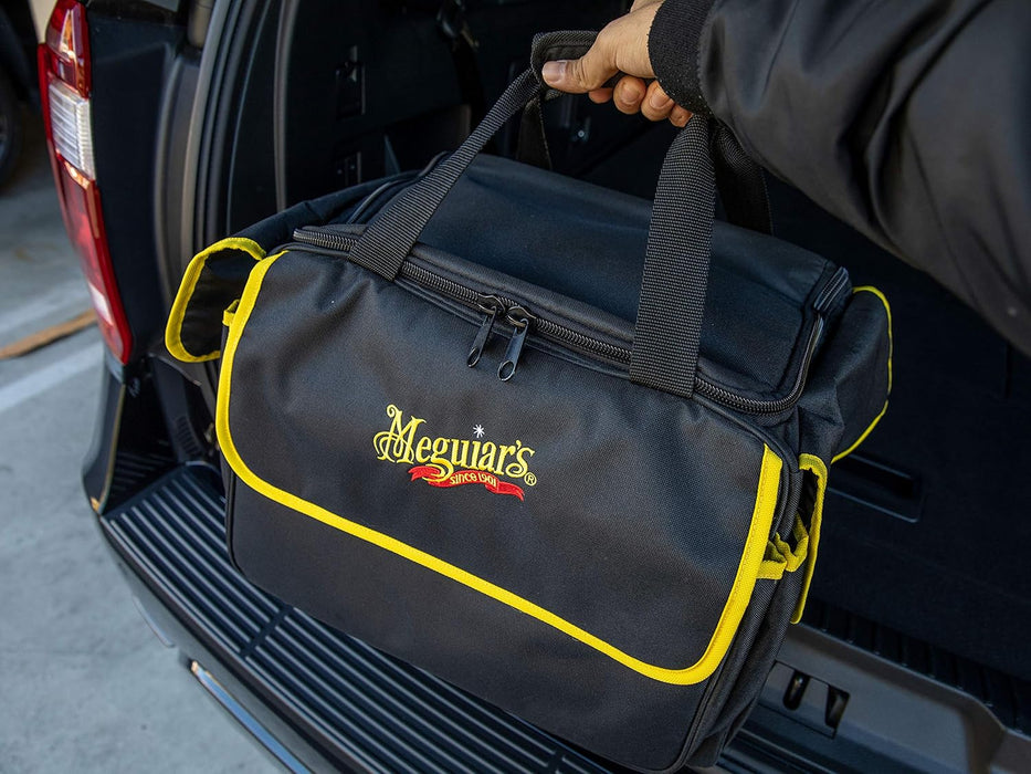 Meguiar's X210400 Detailing Bag - Premium Car Bag and Detailing Supply Organizer, Black
