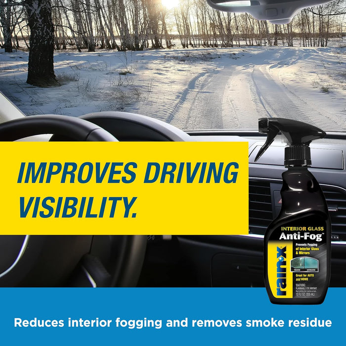 Rain-X 630046 Interior Glass Anti-Fog, 12 Fl Oz (Pack of 1)