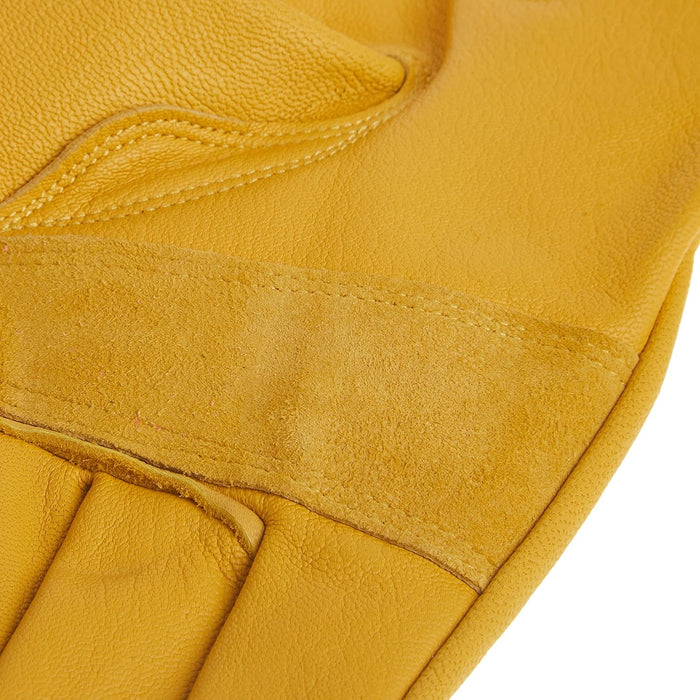 Custom Leathercraft 2060L Top Grain Goatskin Work Gloves, Large, Gold (Pack of 1)