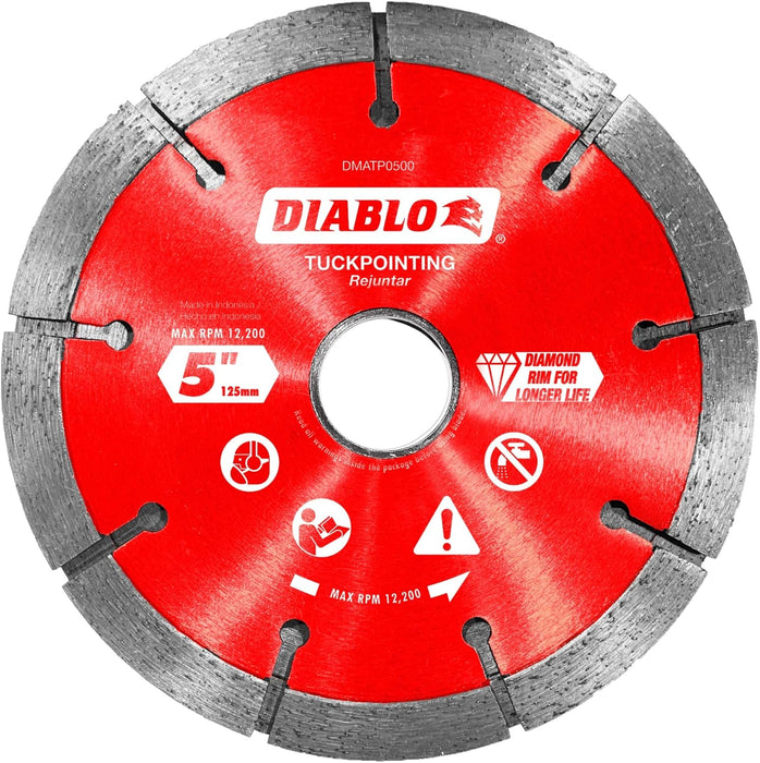 Diablo by Freud DMATP0500 5 in. Diamond Tuck Point Blade for Masonry