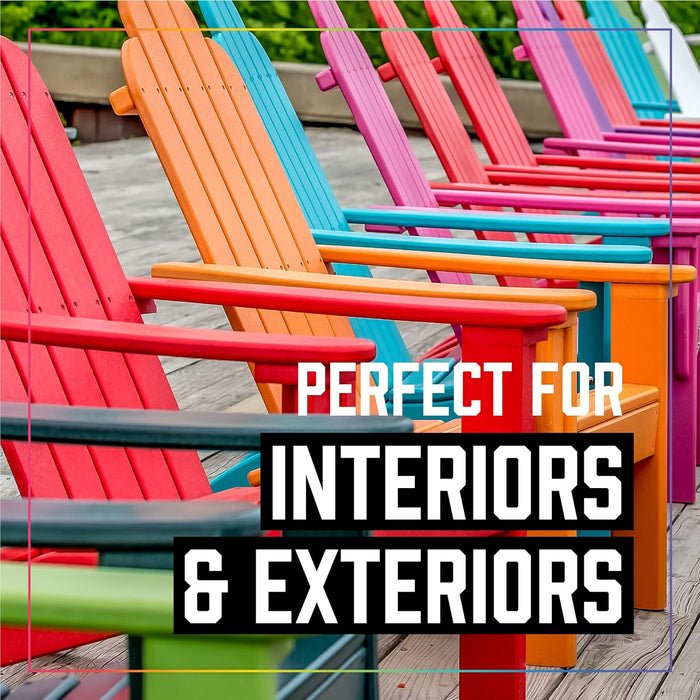 Seymour Paint 11-10 Fresh-N-Quick Multi-Purpose Spray Enamel, Flat Black