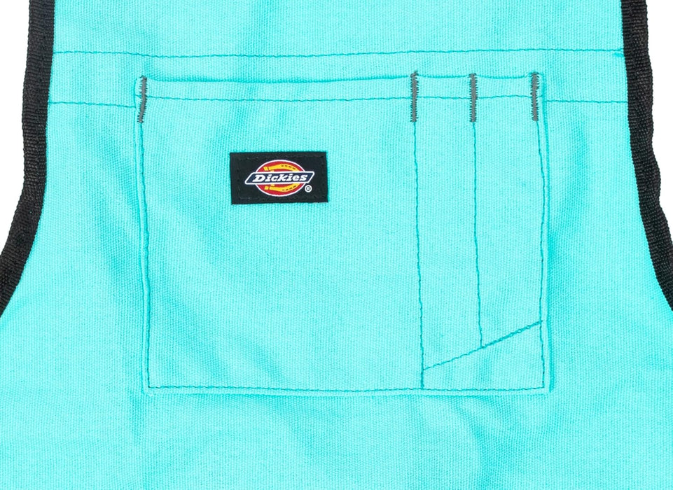 Dickies 57147 16-Pocket Workshop Bib Apron, Durable Canvas Construction, Reinforced Edges, Adjustable Belt, Teal
