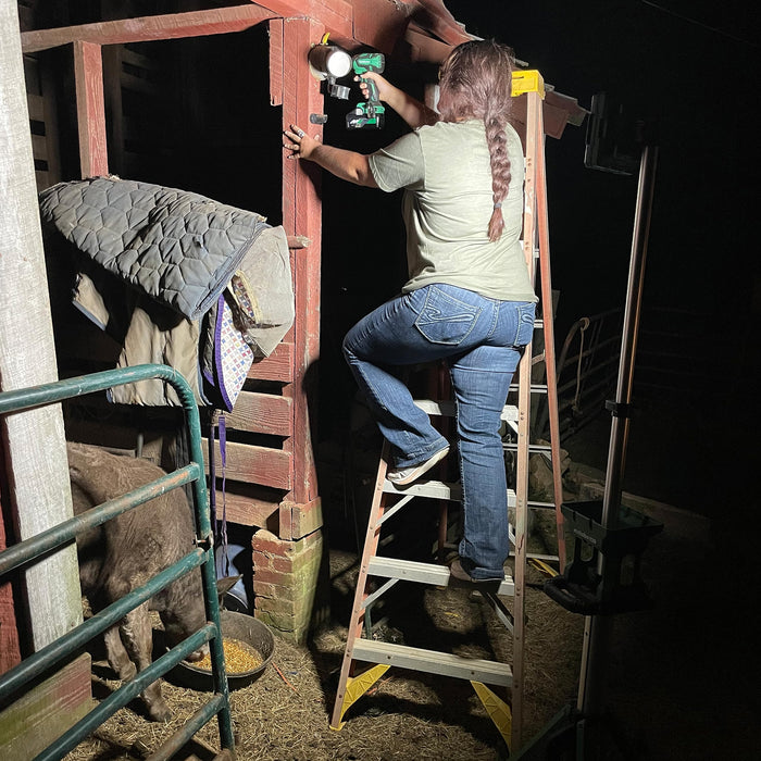 Metabo HPT 18V Multi-Volt Cordless Tripod Work Light 4-Light Settings (Bare Tool)