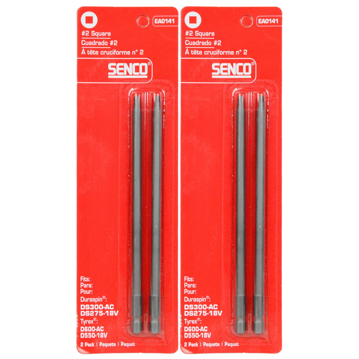 Senco EA0141#2 Square Duraspin Drive Bit (2-Pack)
