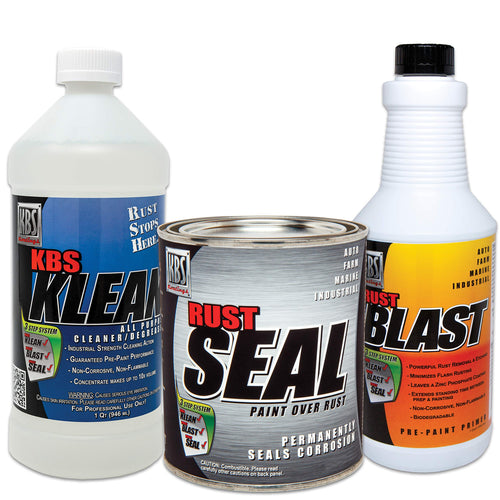 KBS Coatings 57007 Safety Green Quart Size Rust Prevention Frame Coater Kit, Preps and Coats Entire Car or Truck Frame