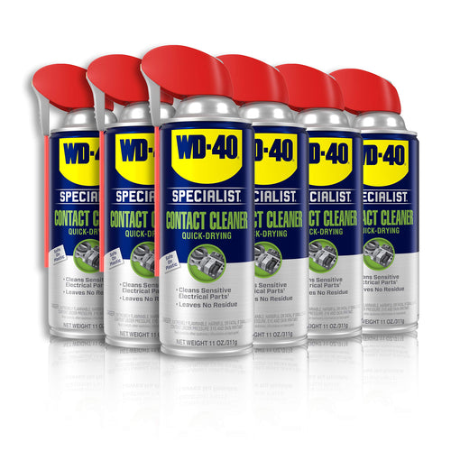 WD-40 300554-6pk Specialist Contact Cleaner Spray, 11 oz. (Pack of 6)