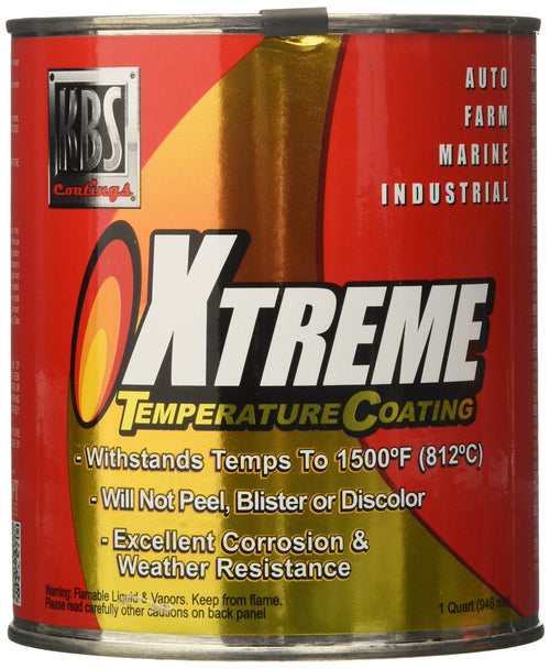 KBS Coatings 65408 Off-White Xtreme Temperature Coating, 1 Quart
