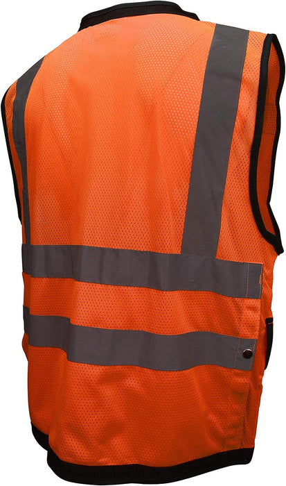 Radians SV59-2ZGD-2X Unisex Industrial Safety Vest Safety Orange, Large