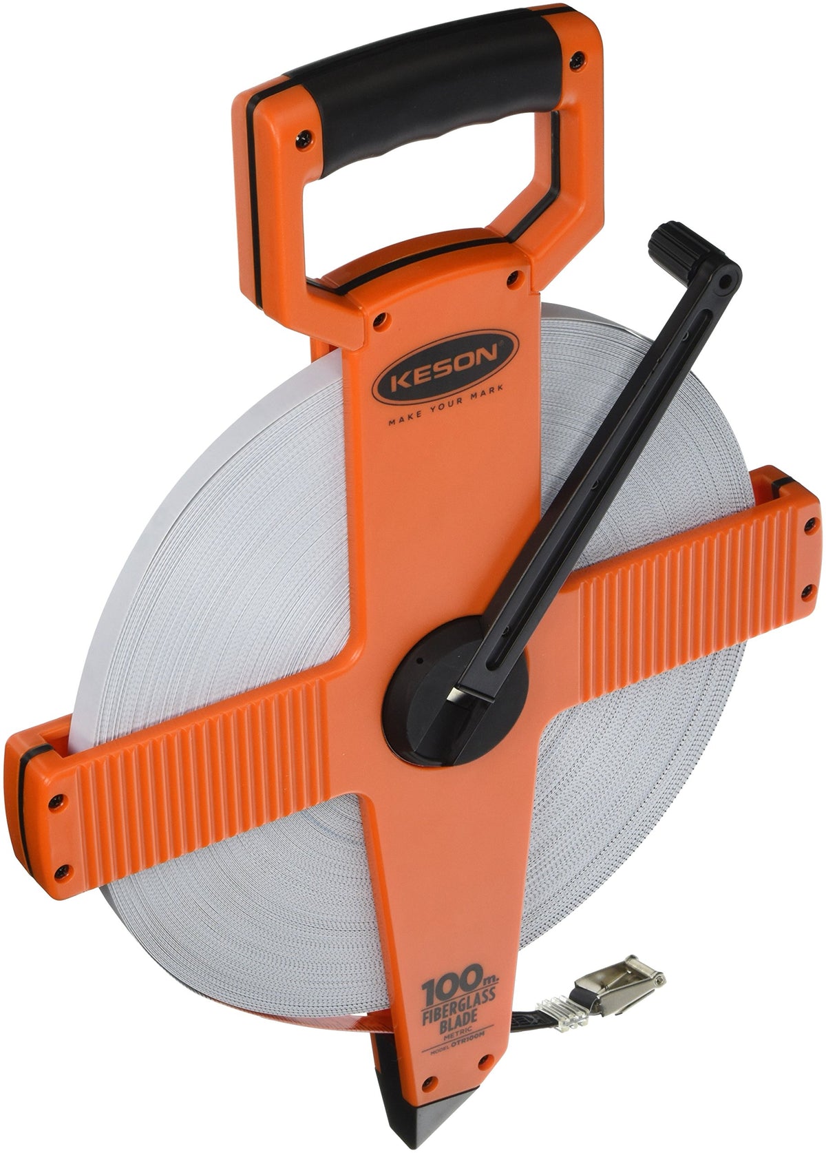 Keson OTR100M Open Reel Fiberglass Tape Measure Reel (Graduations: 2mm ...