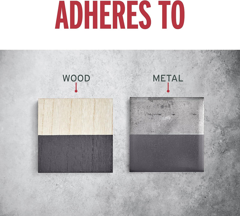 Rust-Oleum 7784502 Stops Rust Brush On Paint, Quart, Gloss Charcoal Gray (Pack of 2)