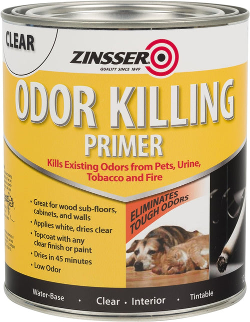 Rust-Oleum Zinsser Odor Killing Primer, White, Quart