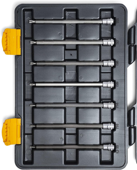 GEARWRENCH 89087 49 Piece 1/4", 3/8", 1/2" Drive Torx Bit Socket Master Set