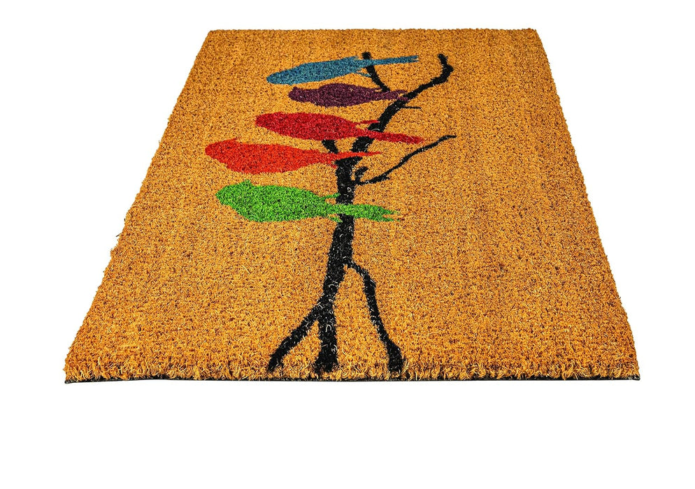Notrax C12S1830BB Front Door Mat Bird Branch Coir Vinyl-Backed