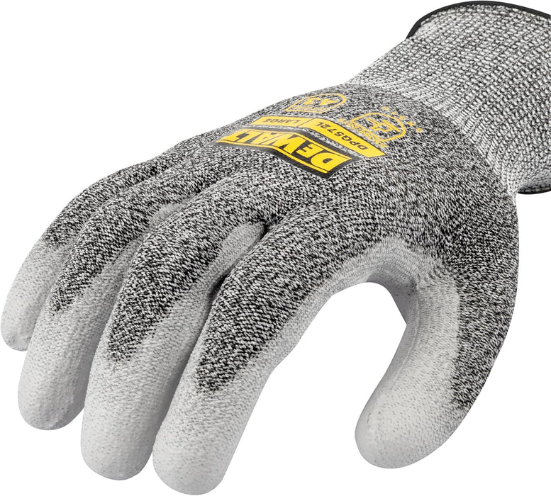 DEWALT DPG572 PU A3 Cut Resistant Glove, Size XL