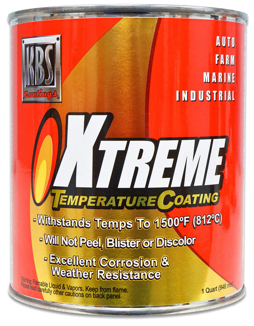 KBS Coatings 65423 Stainless Steel Xtreme Temperature Coating, 1 Quart (Pack of 1)